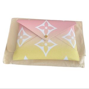 Louis Vuitton Kirigami by the pool Large size Pink/Yellow